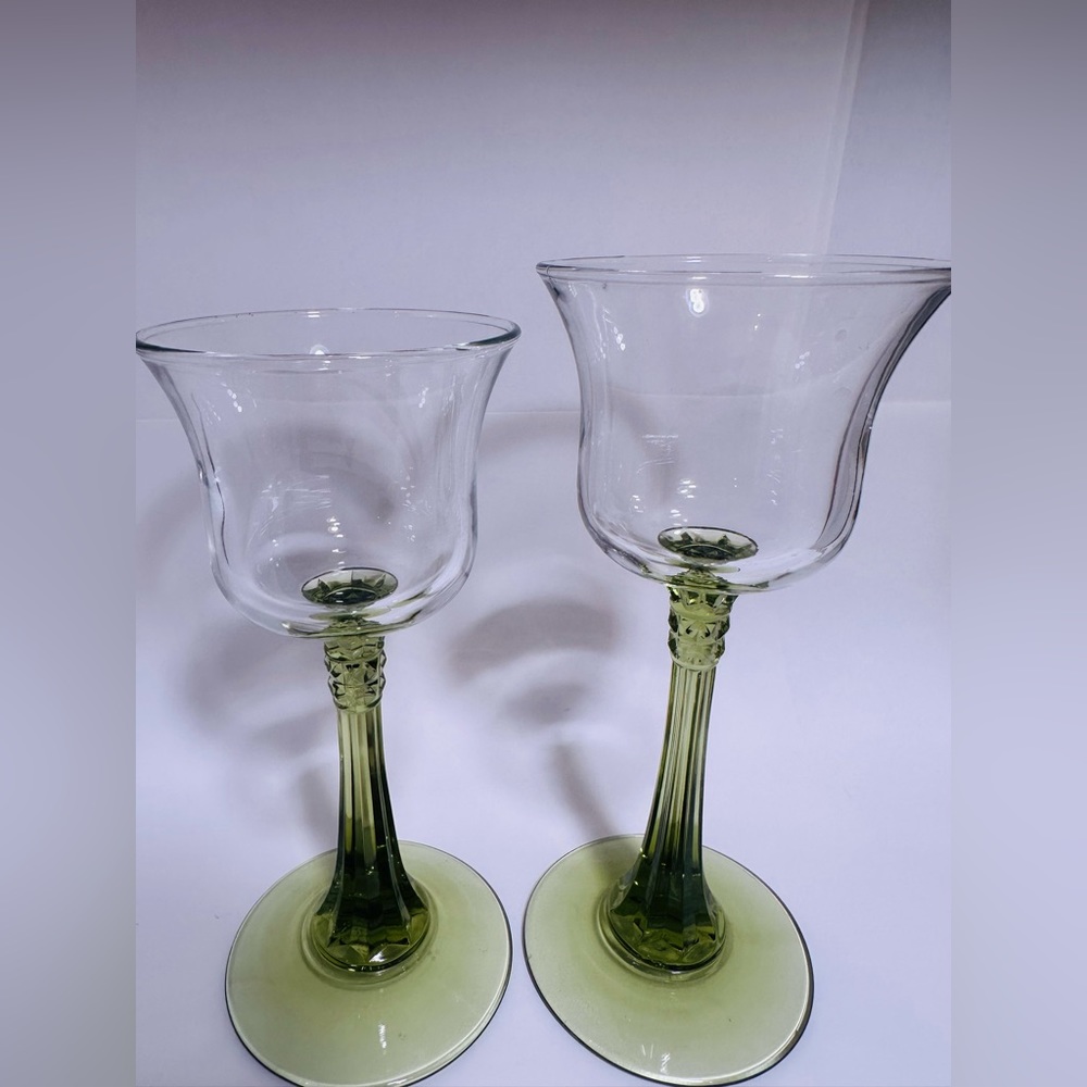 Partylite Radiant Glow Stemmed Votive Tealight Candleholder Set of 2 - Picture 6 of 7